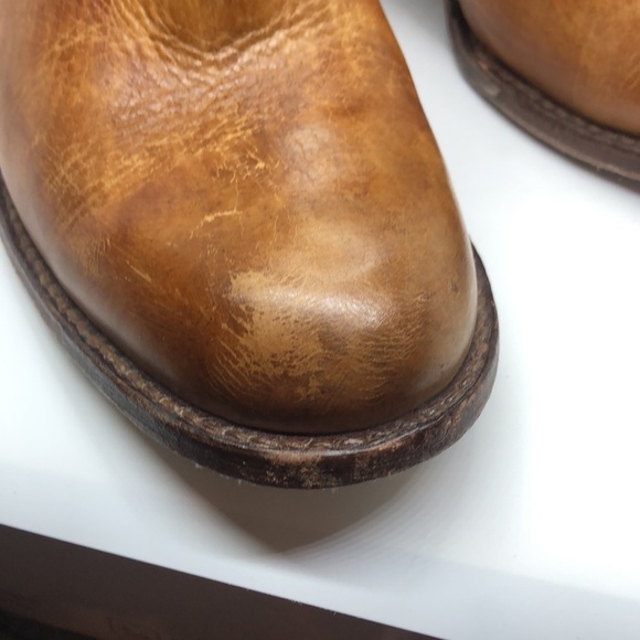 Bed Stu Yell Brown Distressed Booties-Size 11 - Picture 8 of 12